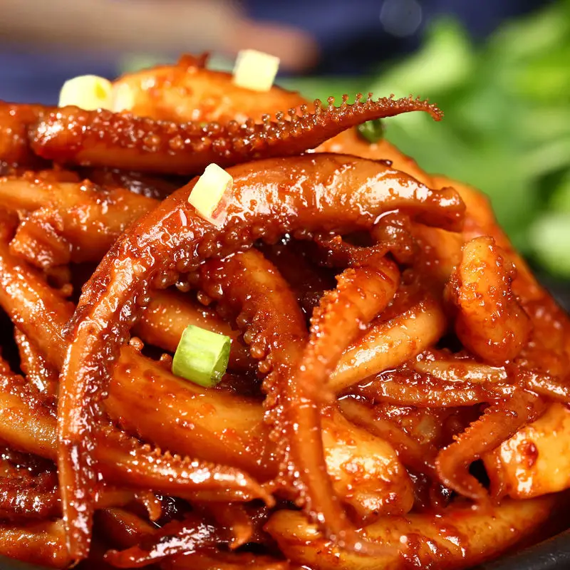 
Canned squid with soy sauce 