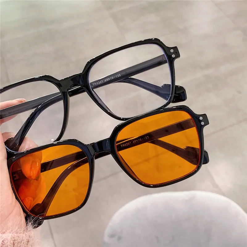 9341 Square anti blue light glasses modern sunglasses European and American gradient sunglasses