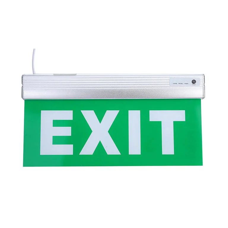 Wholesale emergency high power emergency light LED rechargeable EXIT sign light