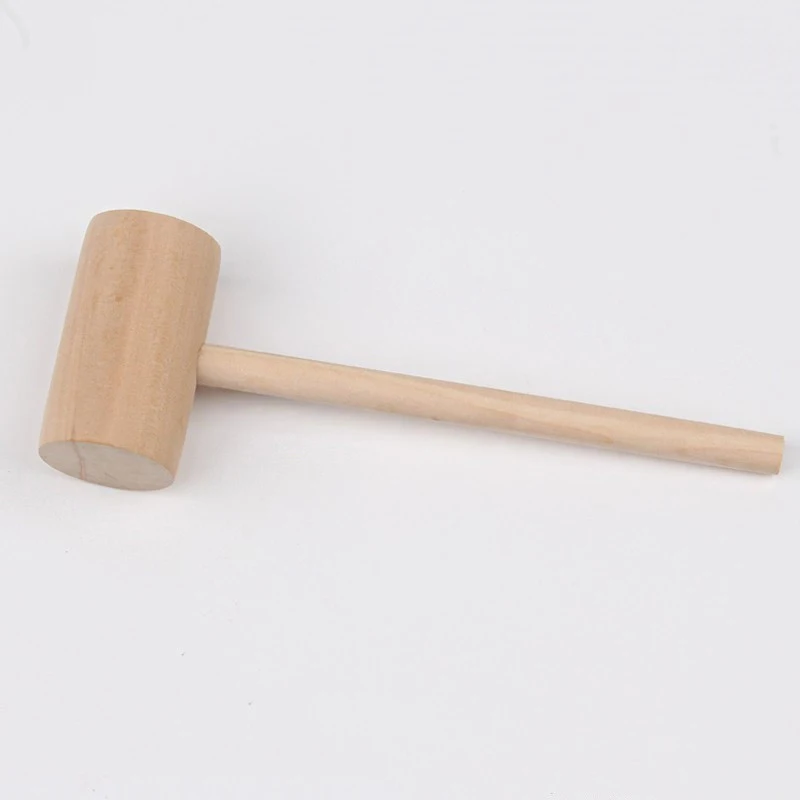 2024 Wooden Mini Power Hammer Kids Toys Jack Hammer Crusher s Massage Flat Head