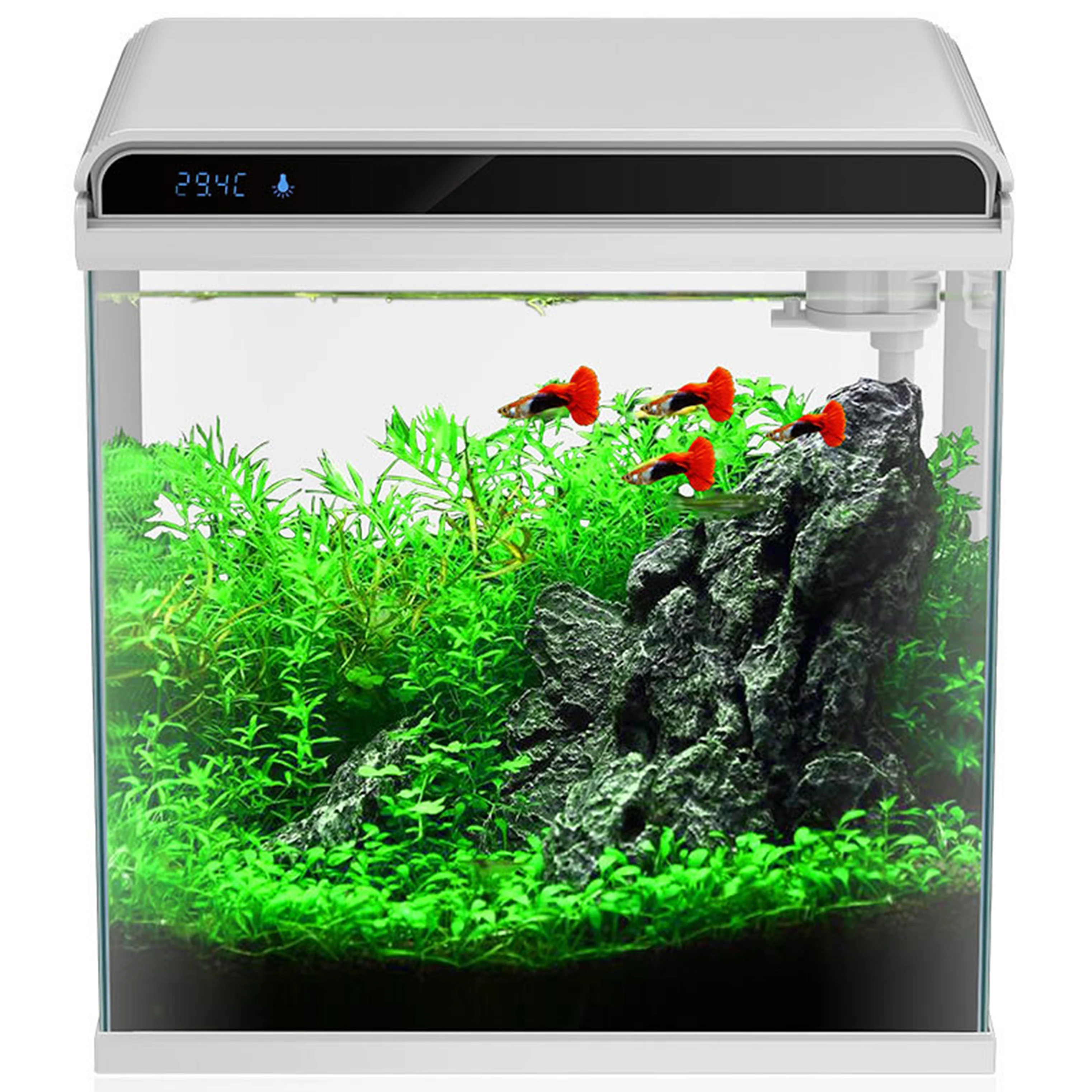 Factory Wholesale aquarium fish tank creative small desktop fish tank ultra-white glass fish tank Aquariums & Accessories