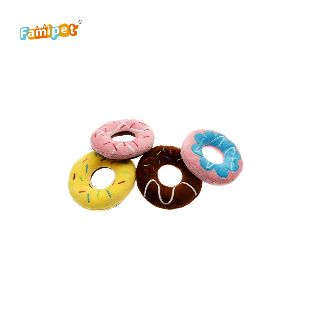  Professional Manufacture Squeaky Donuts Dog