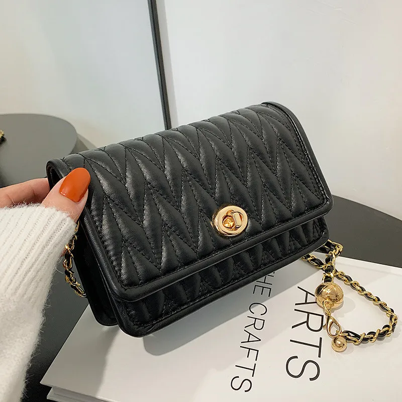 Luxury Trendy Pu Leather Designer Shoulder Crossbody Bags For Women White black brown