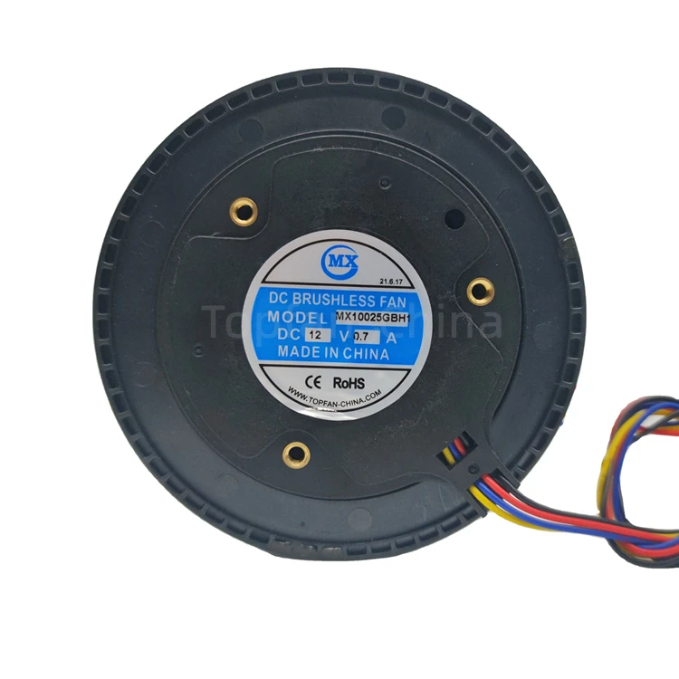 100mm Centrifugal Fan 10025 12V DC Brushless Blower for Car & Outdoor Application