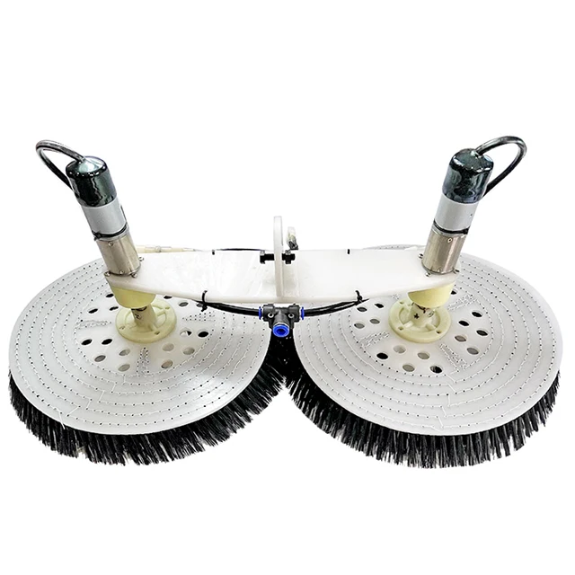 Electric Solar Panel Cleaning Brush700m Double Head Solar Cleaning Machine For PV System