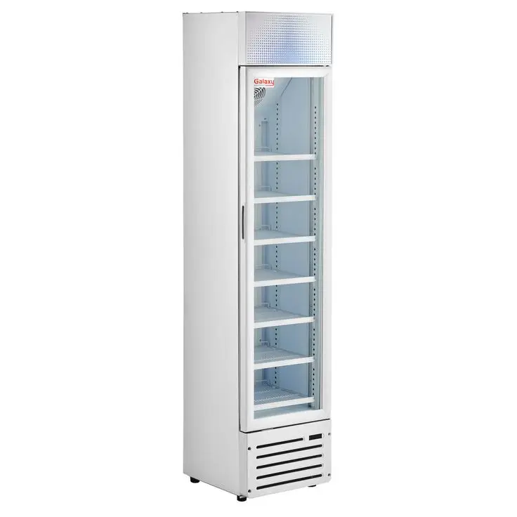 Drink vertical display freezers	upright drink refrigerator for Food & beverage factory  stand up beverage refrigerator