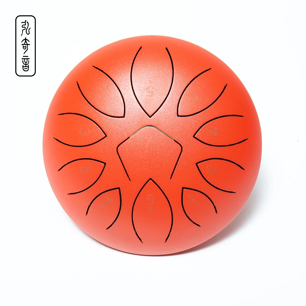 6 Inch 11 Tone Ethereal Steel Handpan Tongue Drum Wholesale New Child Percussion Instrument