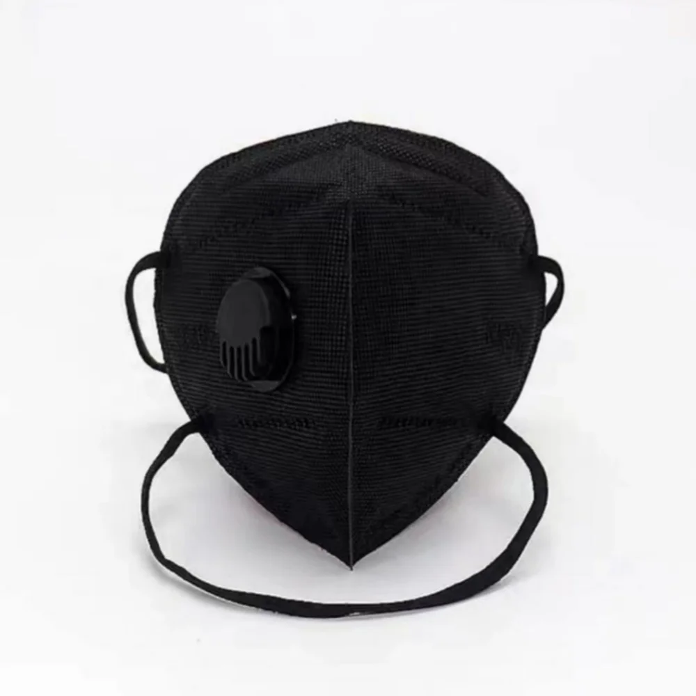 GB2626-2019 Disposable KN95 Mask Head-loop Respirator Face Mask Comfortable Headband Style KN95-Masks with Breathing Valve