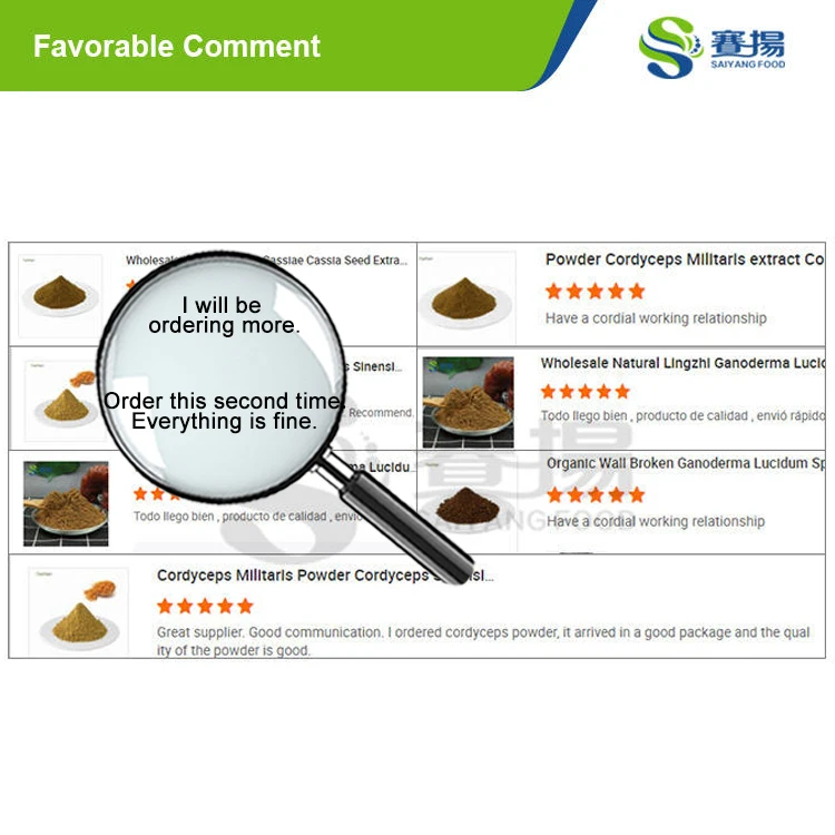 Wholesale 2% Cordycepin Powder Cordyceps Sinensis Mushroom Extract Powder Cordyceps Polysaccharide50% Cordyceps Sinensis Extract