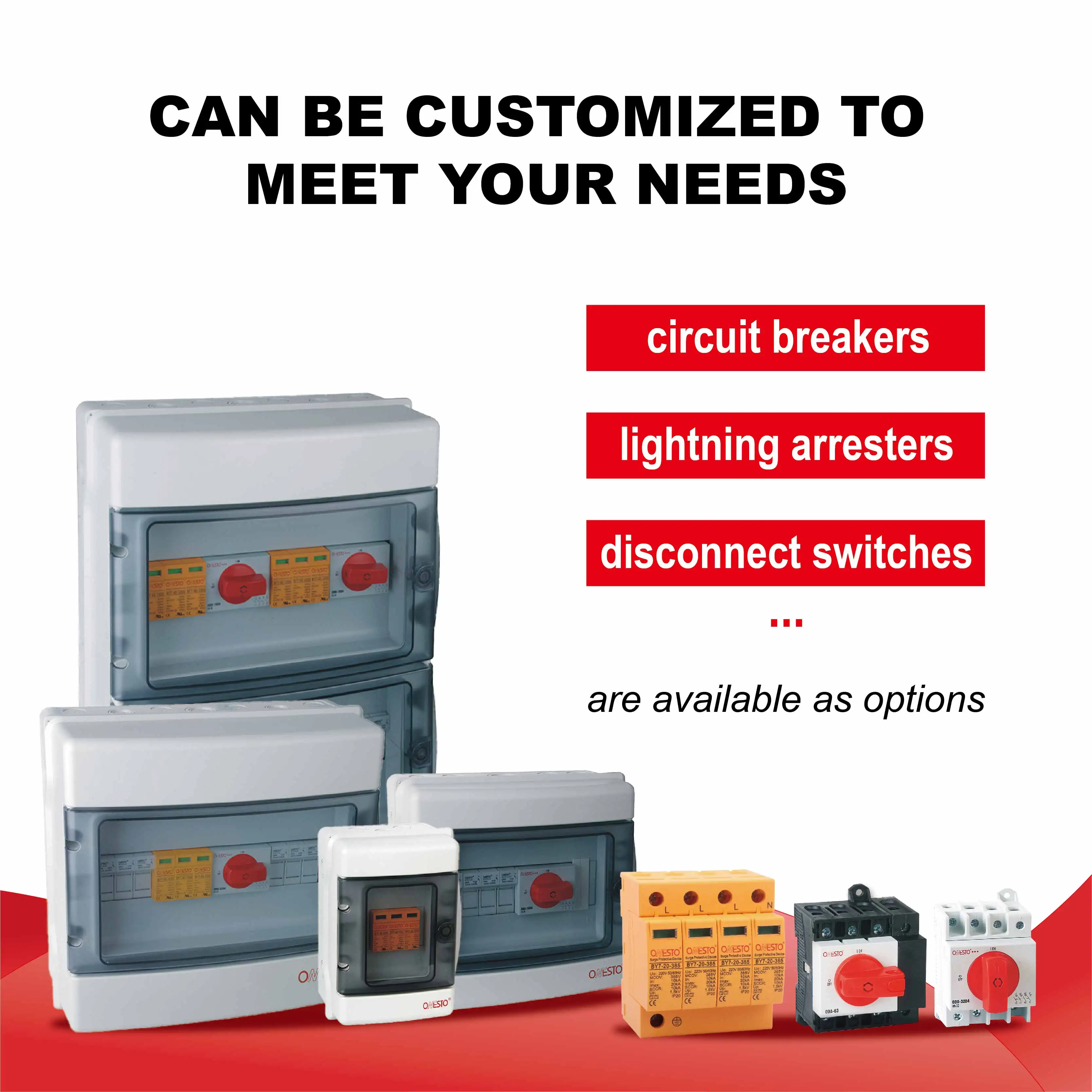 solar electrical junction box ip68 waterproof pv array combiner box 16A 1000V solar dc combiner box