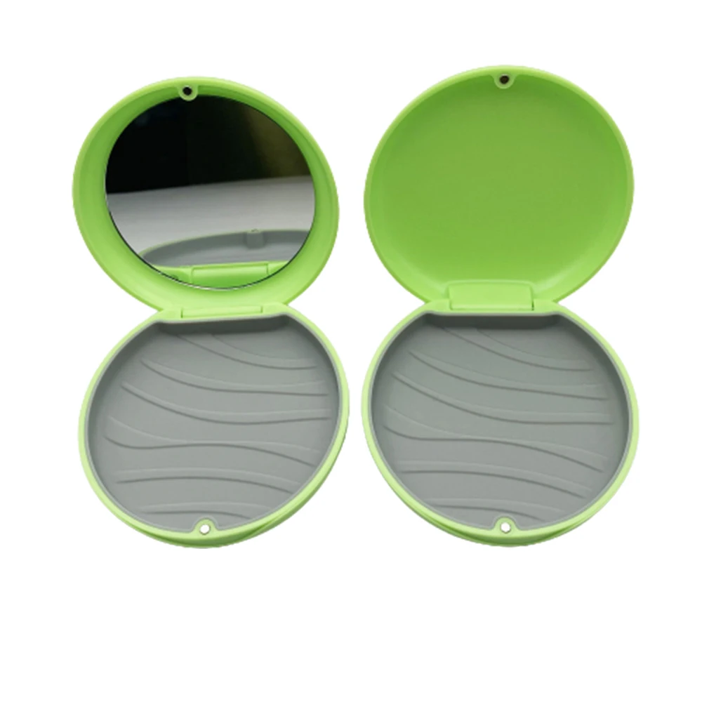 Retainer Box with mirror and Invisible Vent ,Aligner and Retainer Case with Special Magnetic