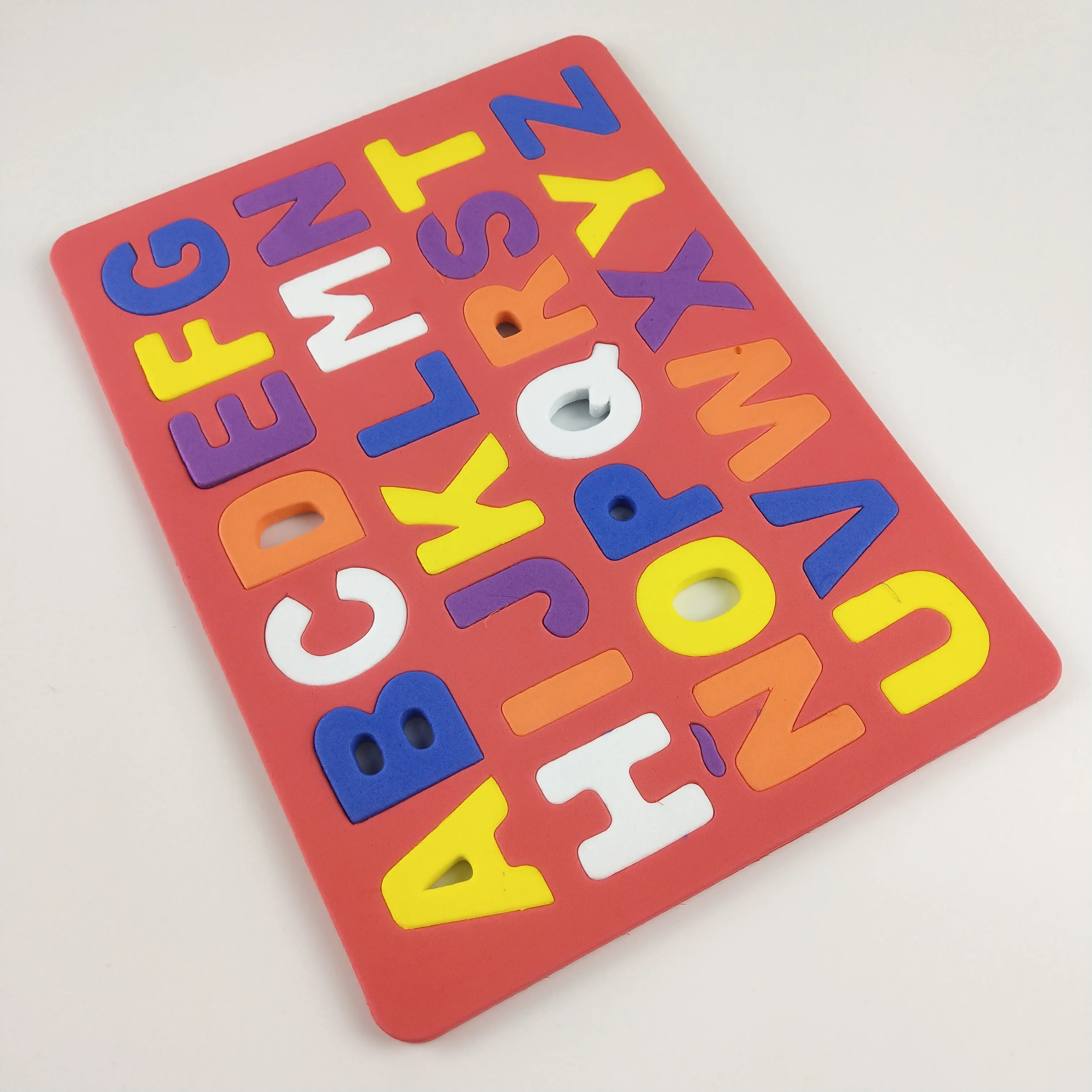 
Color Random Kids DIY Eva Puzzle Alphabet Jigsaw Early Learning Educational Kindergarten Toys 3D jigsaw puzzle 