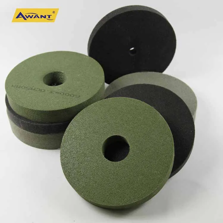 Non Woven Polishing Wheel 500 grit 8 inch Green for Metal Stainless Steel Cast Iron Alloy