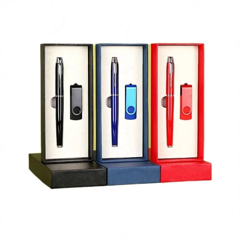 2 in 1 USB Flash Drive Pen Set with Custom Logo Promotional Business Gift Sets Promotion Corporate Items