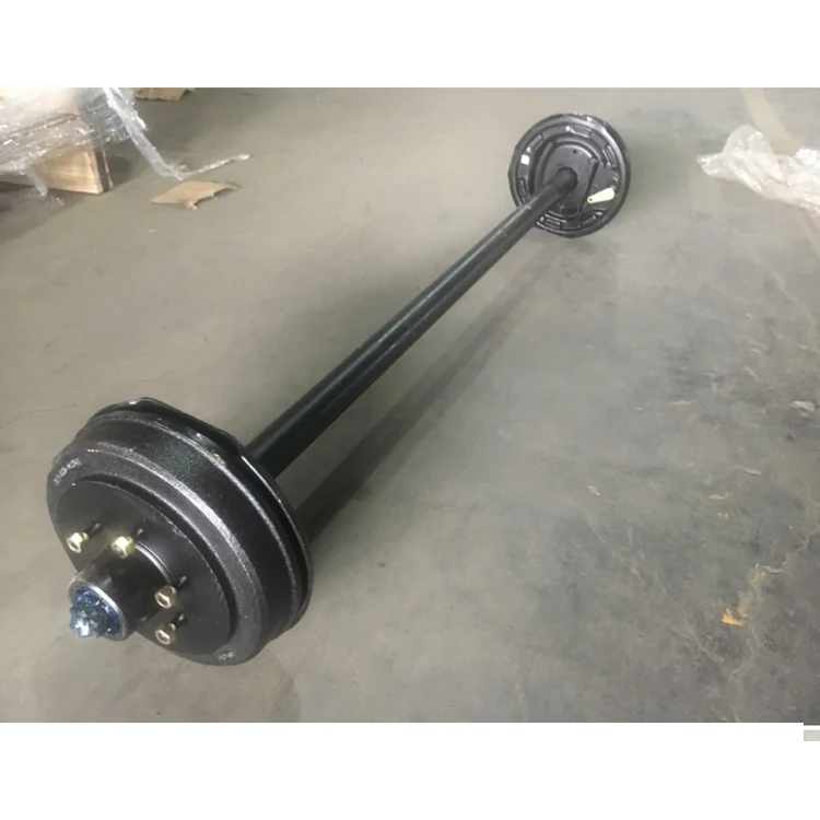 750kg Rubber Torsion Axle with Electric mechanical or hydraulic drum brake
