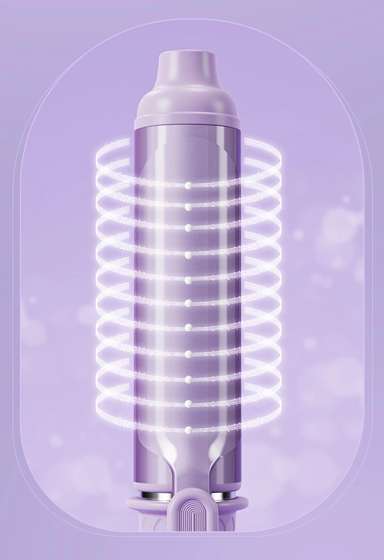 Custom Professional Hair Waving Style Tool Clipped Hair Curling Iron Iron Hair Curler Wand