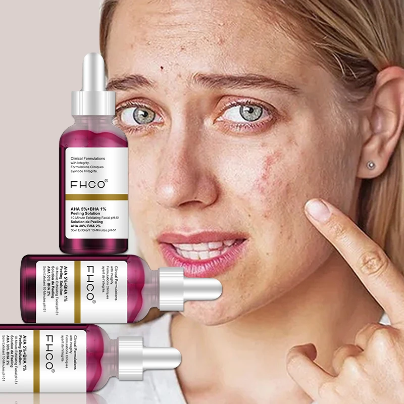 Custom Private Label Acid Anti Acne Treatment Skin Care Whitening Moisturizing Brightening Oil Control Salicylic Acid Acne Serum