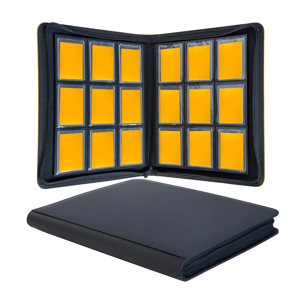 Пользовательские переплеты для 4/9 Карманный Топ-погрузчик папки карт 3x4 держатели альбомы 252 Покемон спортивные карты