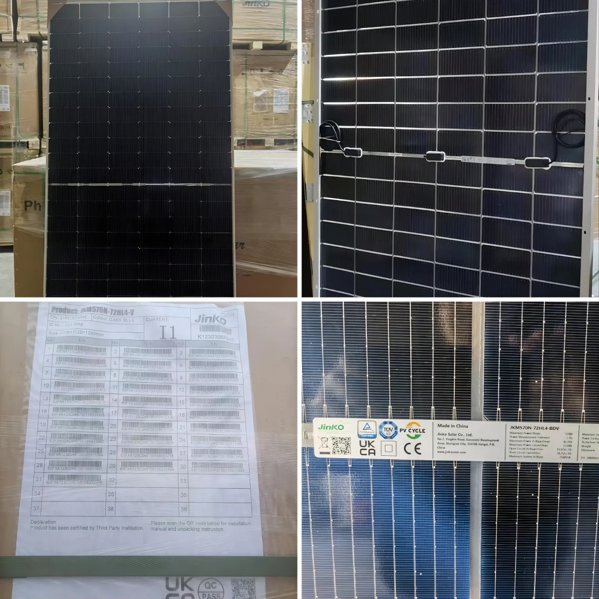 Jinko Solar Panel 555W 560W 565W 570W  575w N-type mono Solar Panel  for solar system with Competitive Price
