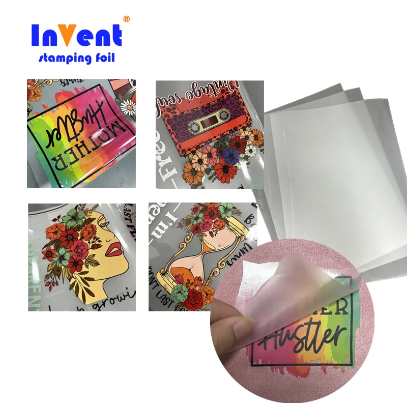 UV DTF roll transfer AB film sheets label vinyl sticker paper for laser and inkjet printer l1800 printhead