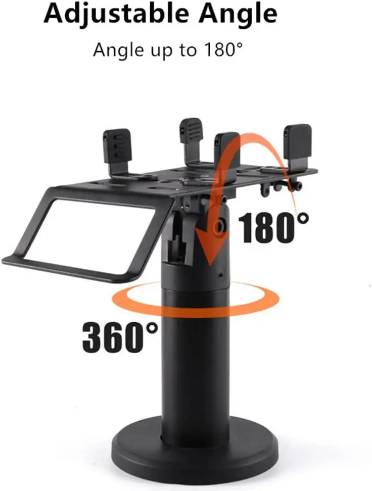 Adjustable Swivel Pos Terminal Stand Bracket Credit Card Machine Security Holder Payment System Base Mount