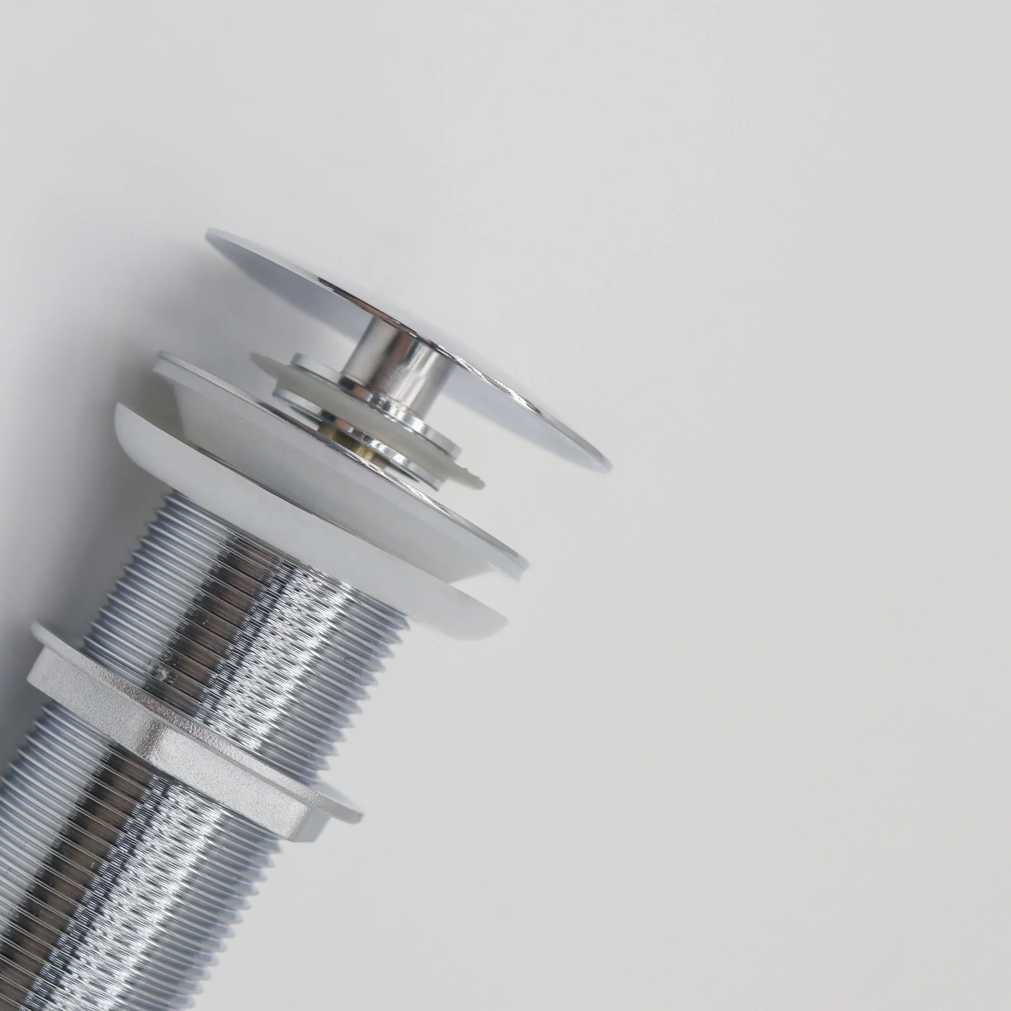 Clack Wash Basin Brass Bathroom Sink Drain Strainer for Home Basin Waste Grid Drain Abs Basin Waste Coupling