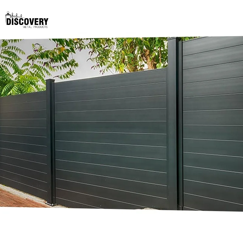 Do-it-yourself cloture en aluminium easy install metal outdoor fencing custom sizes aluminum garden fence