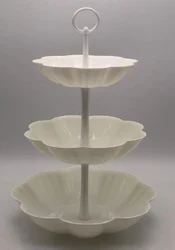 Cake Dessert Rack Plates Multi Layer Plastic Three-tier Fruit Tray  Dessert Tray Snack Candy Tray
