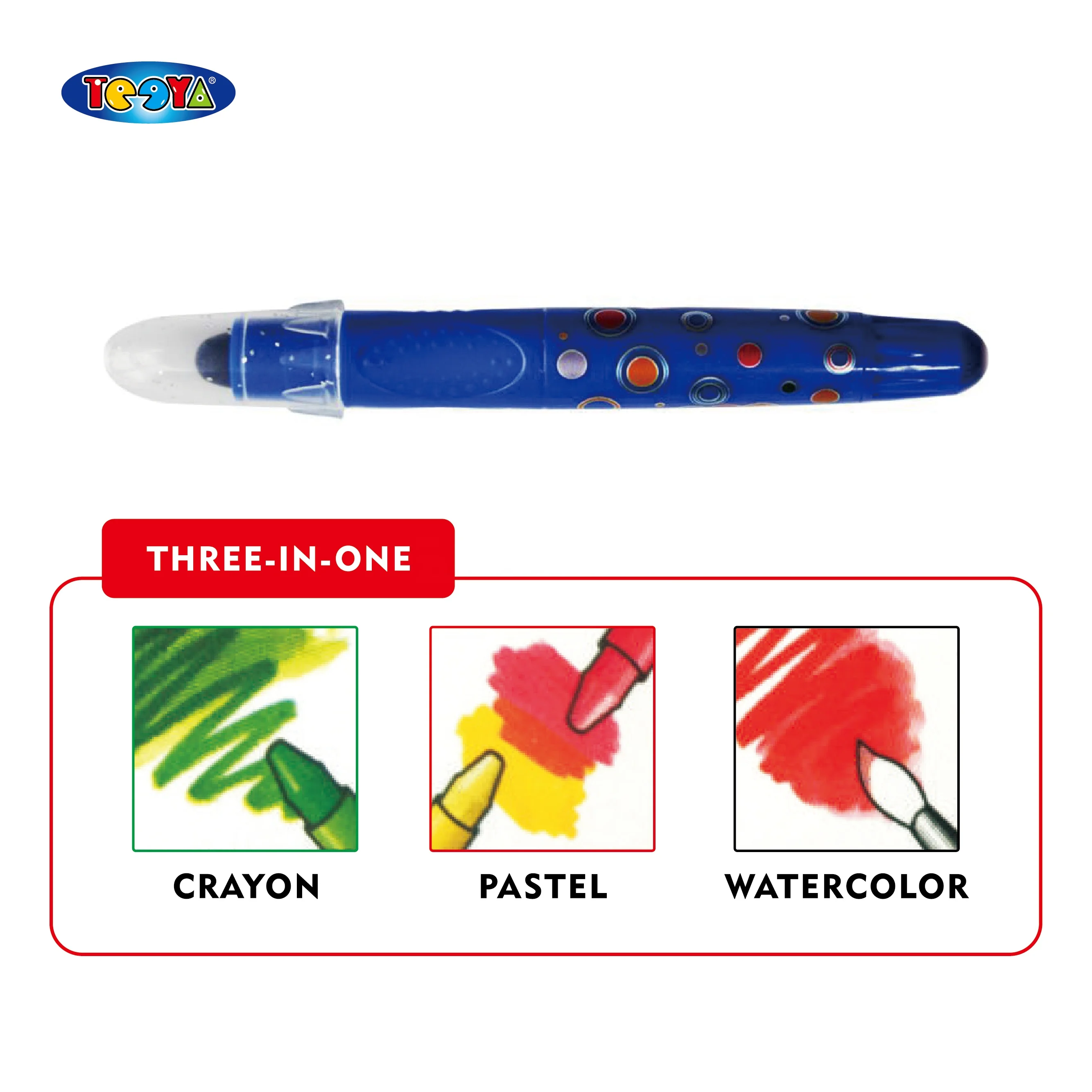 12 COLOR SILKY CRAYON SET IN PP BOX