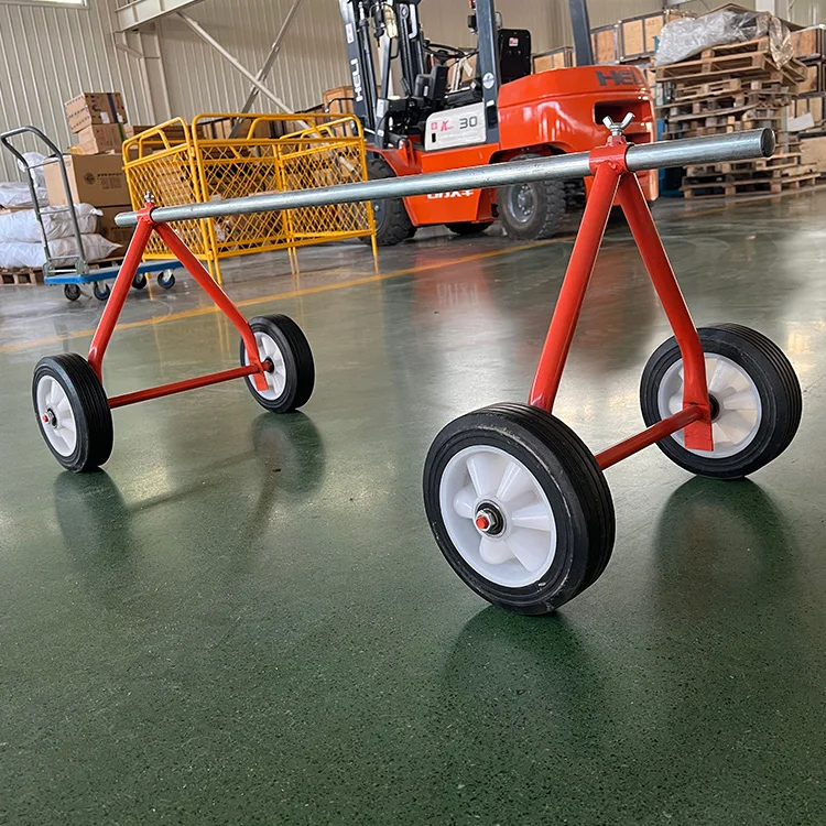 Стальная рама роликовая подставка для кабеля съемная кабельная балка A универсальный диспенсер барабана простоты использования