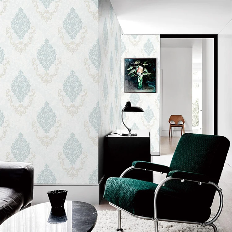 1.06m wide quality beautiful vinyl PVC wallpaper china wholesale wall paper for interior decor