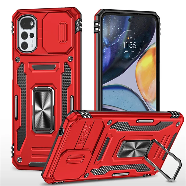 For Motorola Mote Edge 30 Pro Ultra Lite Neo Fusion 5G Case Slide Camera Shockproof Armor Case For Moto G53 G13  Protect Cover