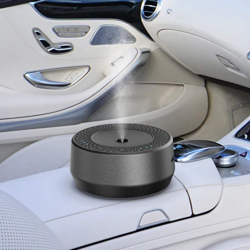 Custom odor purifier rechargeable luxury moving sensor waterless air freshener scent ifuser oil essential electric car difuser
