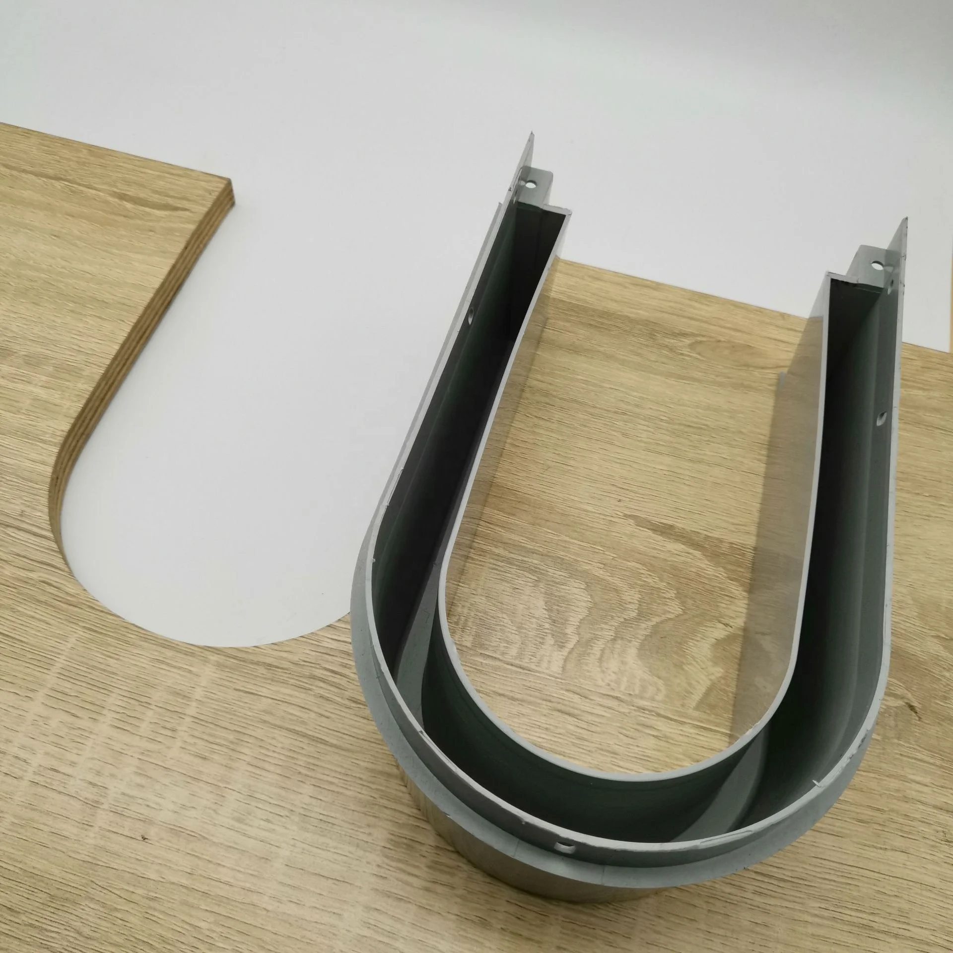 Plastic U Shape Sink Drawer Kitchen Bath Furniture Cabinet Recessed U under Sink Drainage Grommet