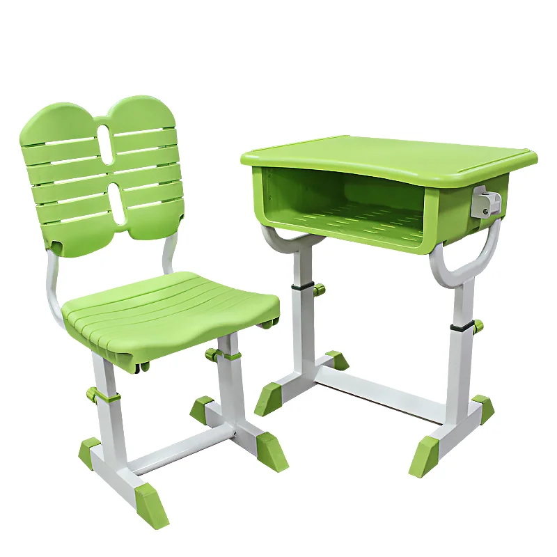 Colorful School Furniture Plastic cheap Student Study Chair Training desk and Chair