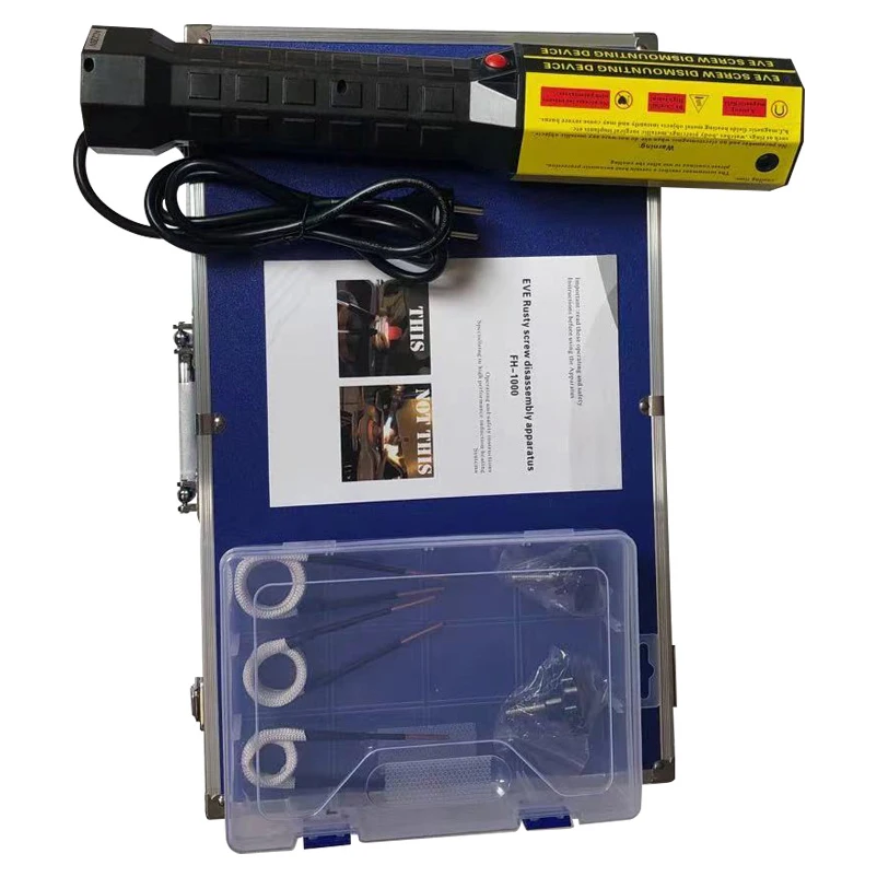 Low Prices 220V Mini Ductor 1Kw Flameless Induction Heater With Coils Auto Body Kits