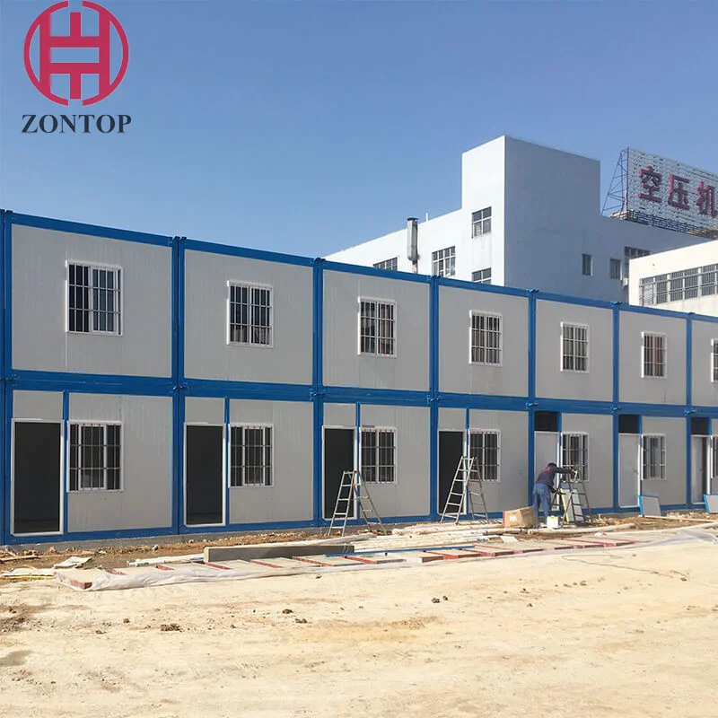 
China new design 3 bedroom prefabricated modular house homes Fast Build Light Steel prefab living container house 