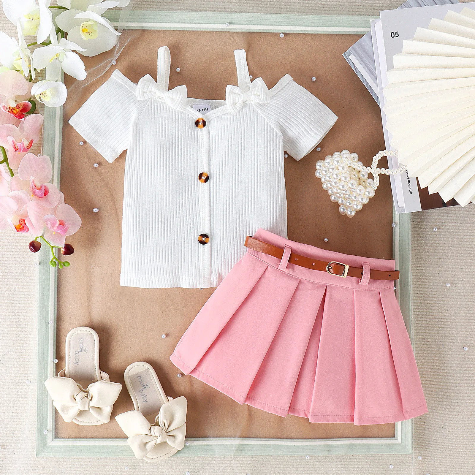 Wholesale New Fashion Summer Girls Kids Toddler Boutique Clothing Set From China