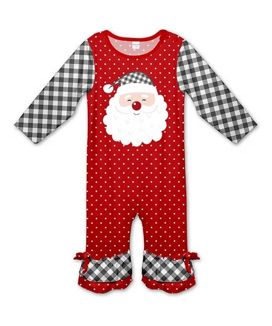  Прямая поставка комбинезон для новорожденных одежда с длинным рукавом из органического бамбука Рождественский детский хлопковый