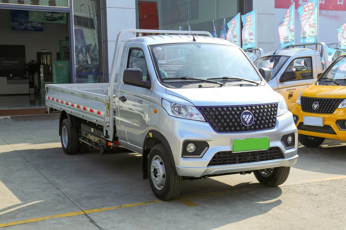 Mini electric 4x2 6 wheeler 3.5 tons front disc rear drum brake electric battery 55.7kwh motor 90kw ev transport cargo truck