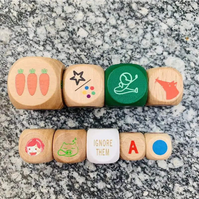 Custom Cheap Wooden Blocks Toy Square Cubes Unfinished Wood Blocks For Kids