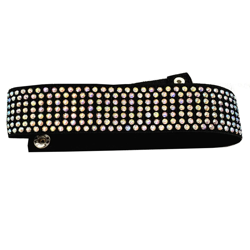 Lady Fashion Special Shell Handmade Decorative Accessories Beaded Women Latin Rhinestone Belt