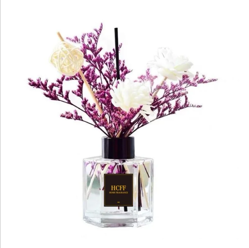 Wholesale household air freshener toilet deodorant perfume decoration imitation flower flameless fragrance essential oil