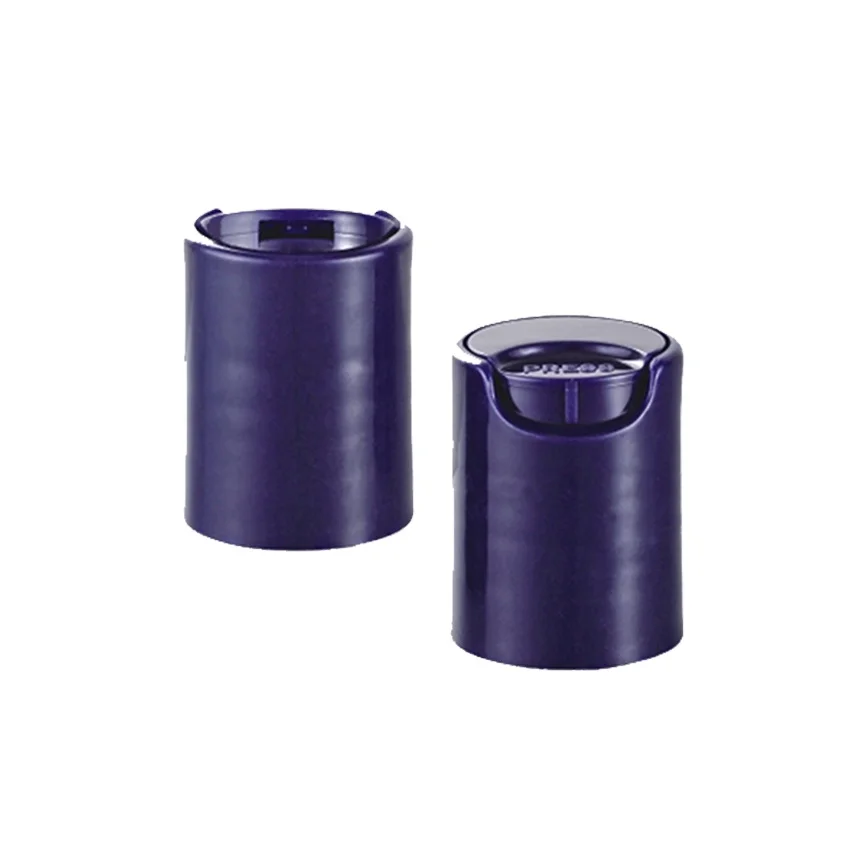 Wholesale 18/415 plastic disc top cap covers for shampoo/olive oil bottle