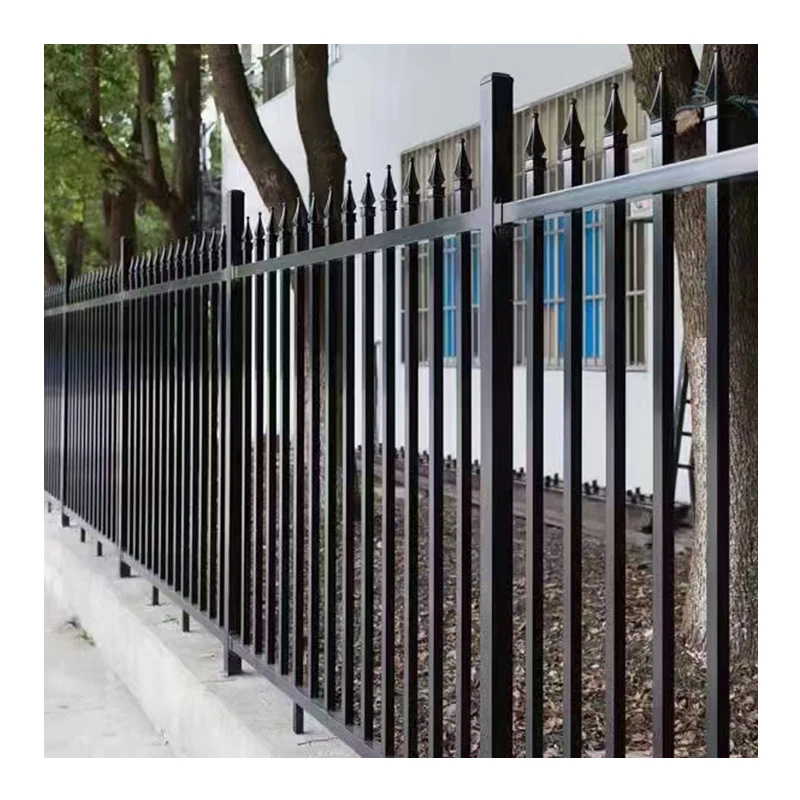 Steel fencing high security modern garden fences steel metal fence panel