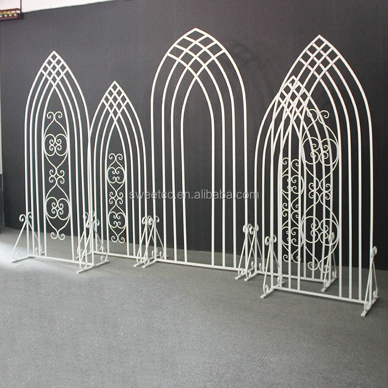 Wholesale wedding stage decoration wedding metal backdrop arch for sale