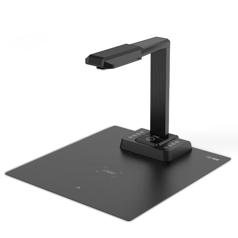 High resolution  multilanguage  A3 flatten document scanner 20 mega pixels fixed focus portable OCR document camera for office