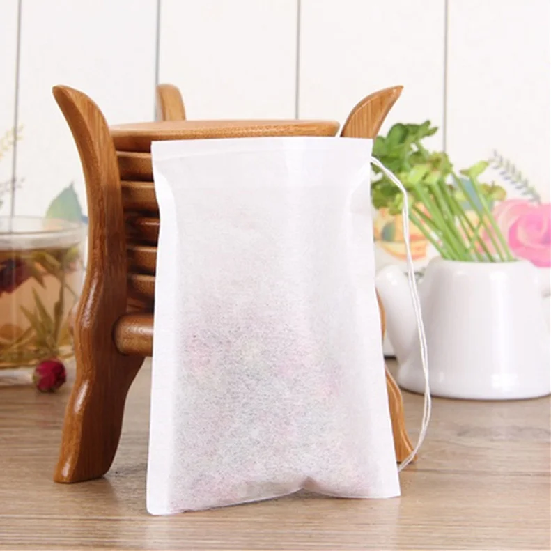 Unbleached Disposable Empty Tea Bag Loose Leaf Tea Infuser Hemp filter paper Tea Filter Bags wholesale