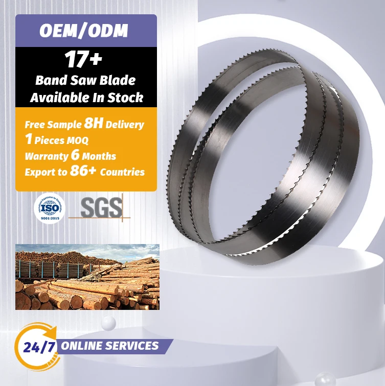High Hardness Alloy Wear resistant Cutting band Saw Blade For Furniture Factory Machine wood