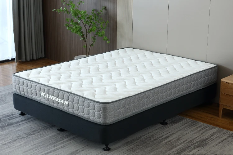 Manufacture Mattress Factory making Single Double Size Tight Top King Size Spring Mattress Pocket Spring Roll Up Mattress